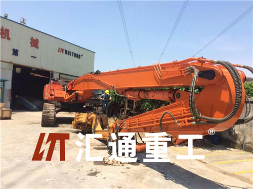 挖掘機(jī)打樁臂改裝能維修嗎？